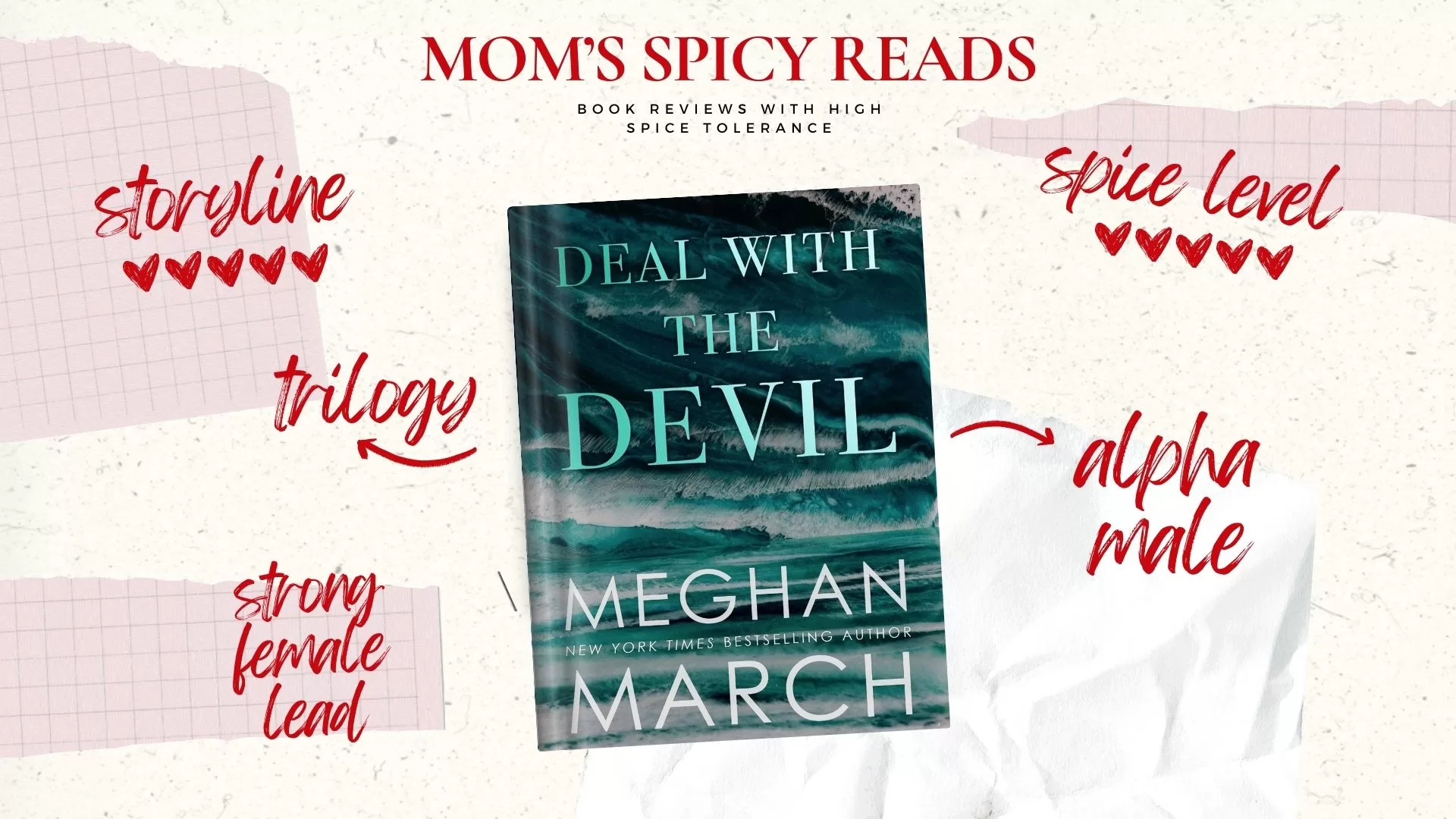 Mom's Spicy Reads Thumbnail featuring Deal With The Devil by Meghan March