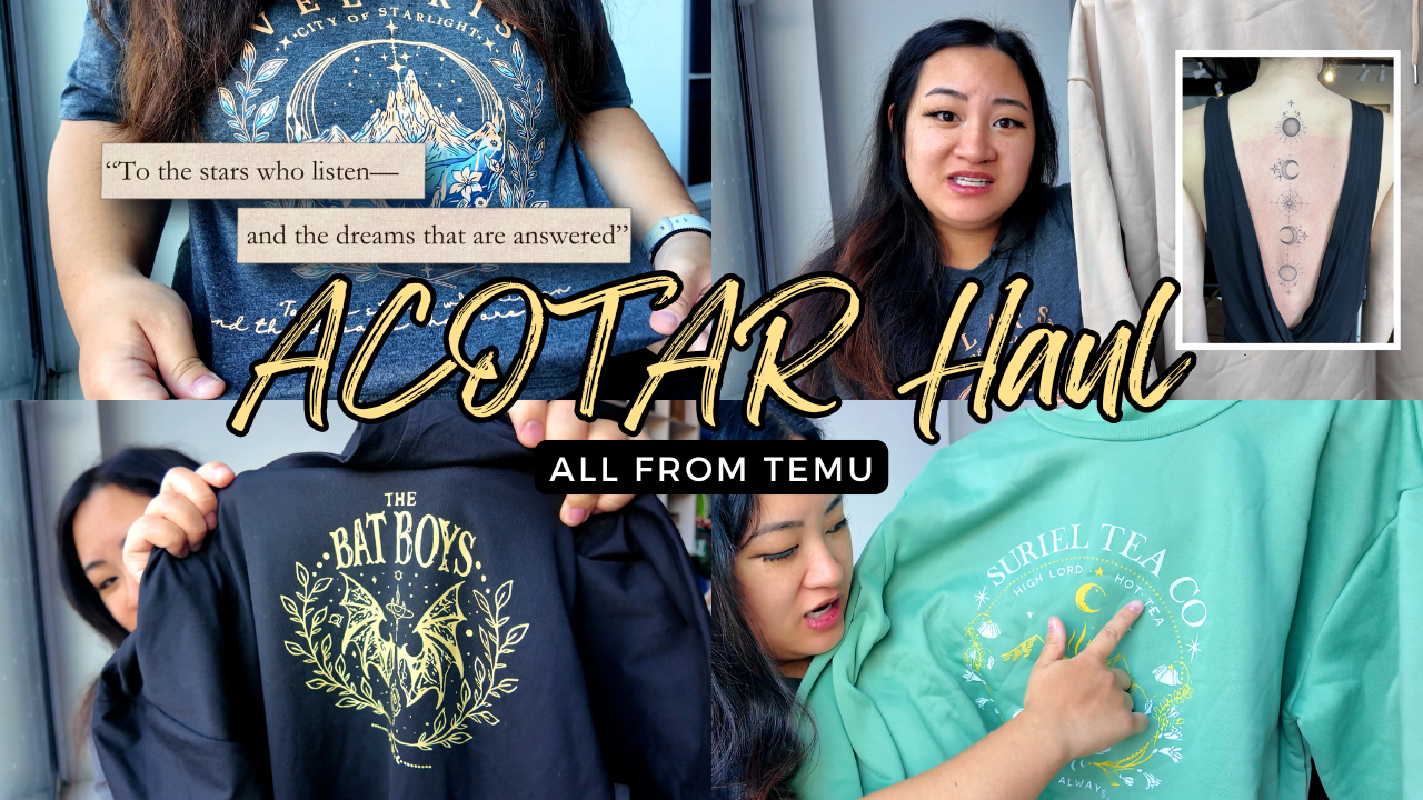 ACOTAR inspired clothing haul