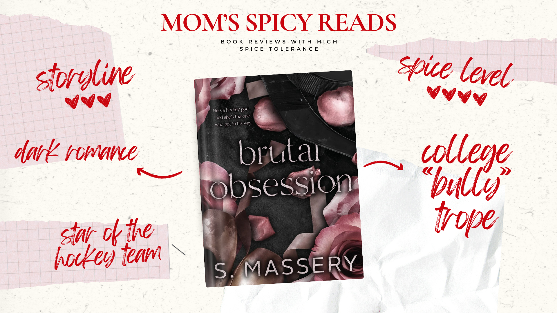 Mom's Spicy Reads - Brutal obsession by s. massery